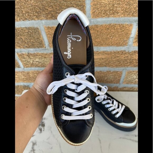 Flamingos Black Tatum / White Mesh Platform size39 - Picture 3 of 11
